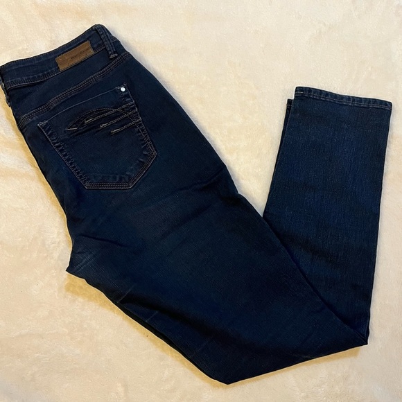 Dkny Denim - DKNY City Skinny Jeans Dark Wash Indigo Denim 6x 28